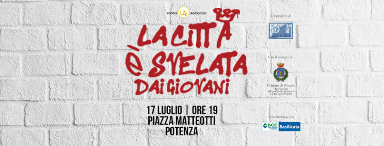 Il 17 luglio “La città È svelata dai giovani” immagine aerticolo e cover fb
